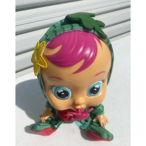 12" Cry Babies Tutti Frutti Doll Tested and Works - Picture 3 of 8